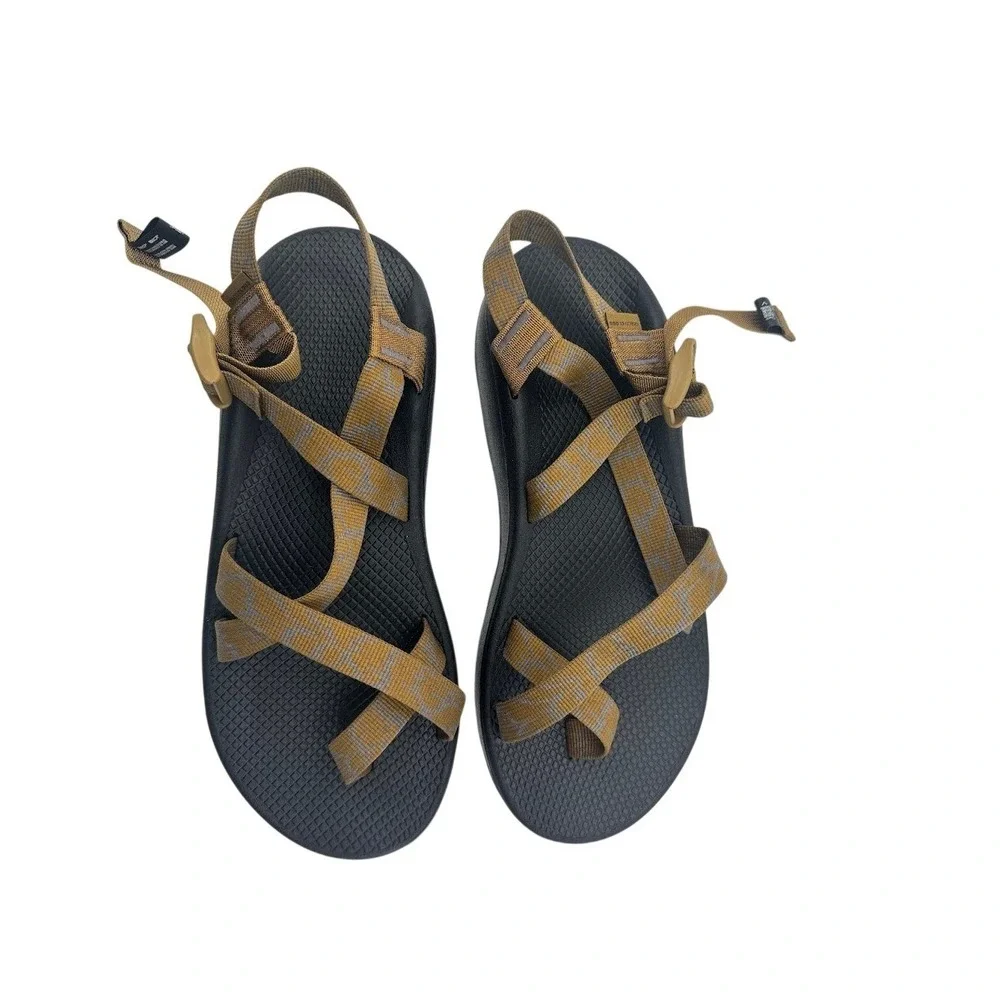 Chaco Z/Cloud 2 Mens Sandals Size 13 Ochre Gold Black Toe Loop Hiking JCH108383